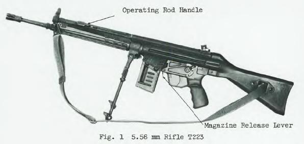 H&R T223 rifle