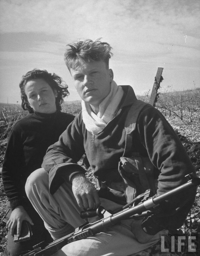 Haganah fighter with a Bren Gun, 1948