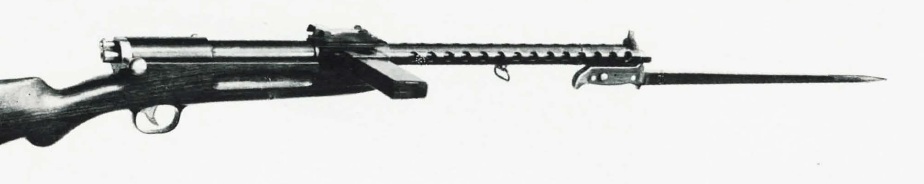 Bergmann MP32 (long 320mm barrel with bayonet)