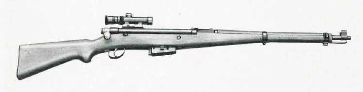 Swiss SK46 rifle with scope