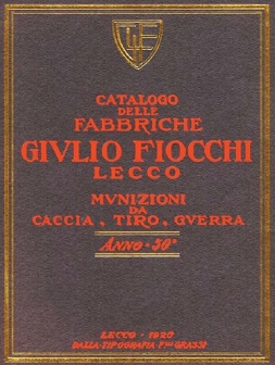 Fiocchi Ammunition Catalog (1926, Italian)