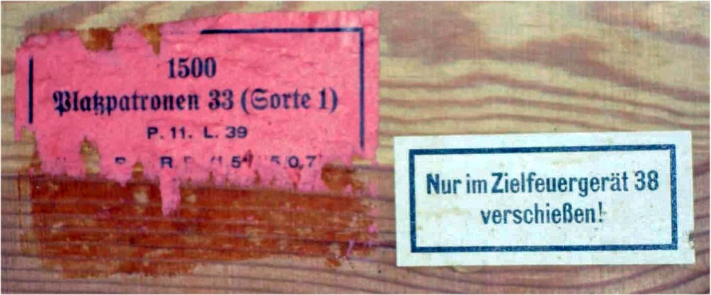 ZfG38 wooden bullet ammunition