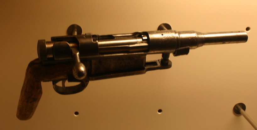 Obrez made from a Type 38 Arisaka rifle