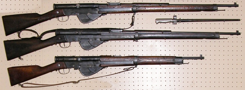 RSC 1917 and 1918 rifles, and a 1918 carbine