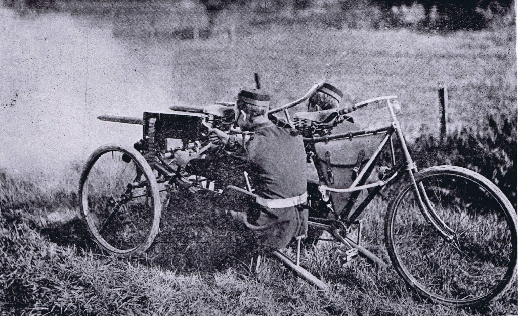 Maxim tricycle firing