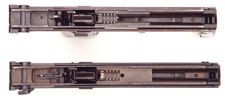 Early and late PM-63 machine pistols