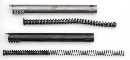 Early and late PM-63 barrels and return springs