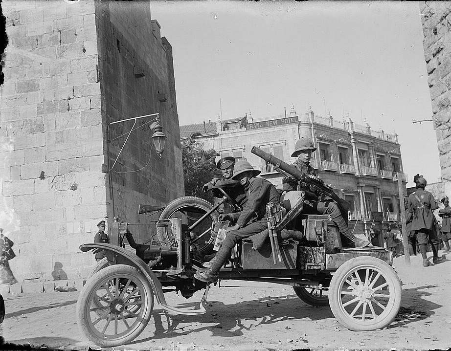 British armed truck in Palestine