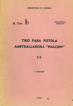 Argentine Halcon SMG Training Manual (Spanish, 1960)
