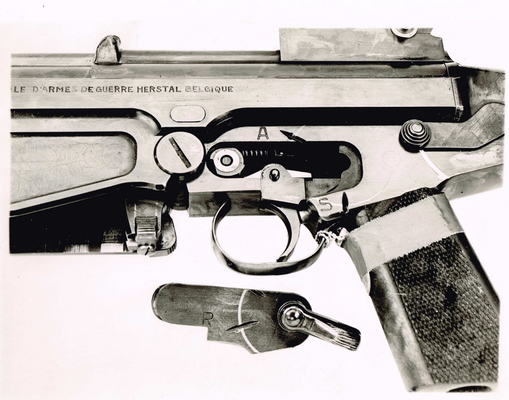 8mm Kurz FAL prototype, trigger mechanism