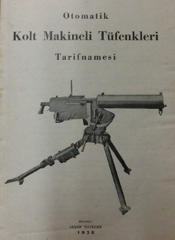 Colt MG40 Aircraft Gun Manual (Turkish, 1936)