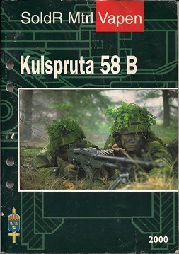 Kulspruta 58B Manual (Swedish, 2000)