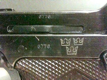 Swedish Lahti M40 pistol