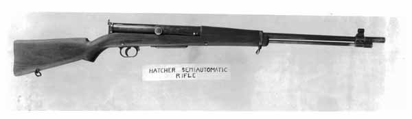 Bang self-loading rifle as modified by Capt. James Hatcher