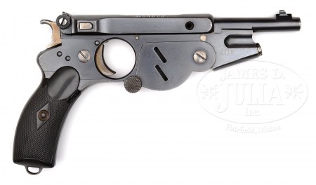 Bergmann No.2 pistol sold by Westley Richards Co.