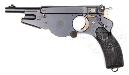 Bergmann No.2 pistol, s/n 661. 