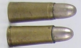 5mm Bergmann cartridges, with and wthout extractor grooves.