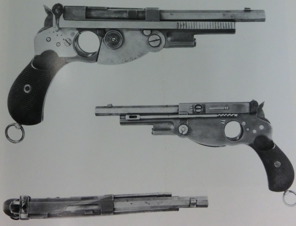 Bergmann model 1893 pistol, made for Swiss trials