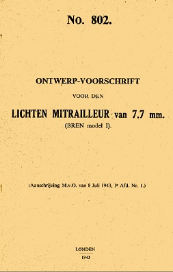 Bren MkI manual (Dutch,1943)
