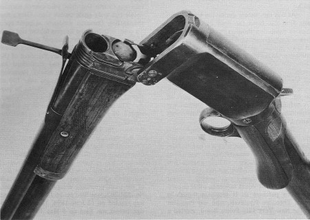 Burgess folding shotgun latch and hinge