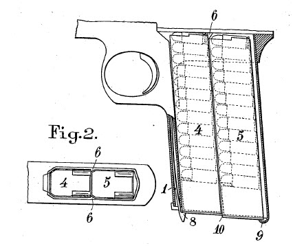 Sunngard pistol patent drawing