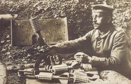 German soldier with Granatenwerfer 16