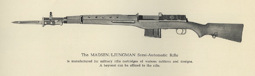 Madsen-Ljungman semiauto rifle