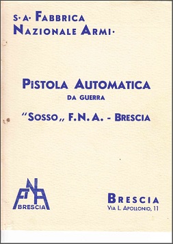 M1942 Sosso pistol manual (Italian)