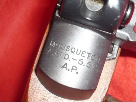 French Mousqueton AMD receiver markings