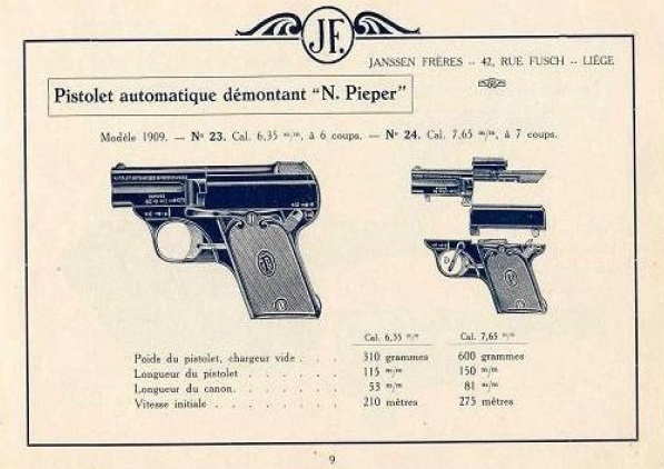 Pieper 1909 pistol