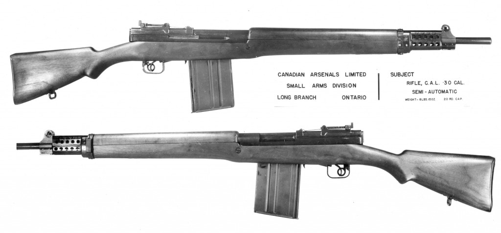 Canadian EX-2 rifle, .30 caliber.