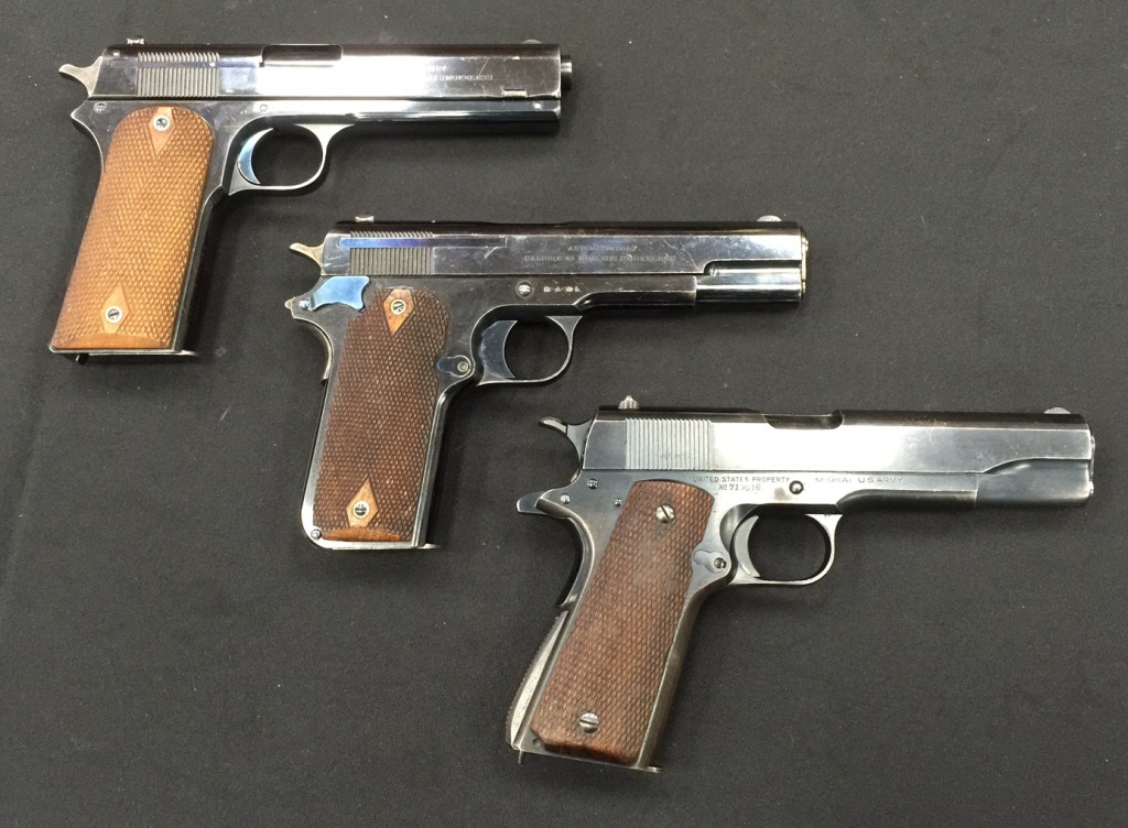Colt 1909 (with a 1905 and 1911A1 for comparison)