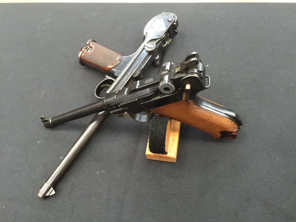 Borchardt C93 and Luger P04
