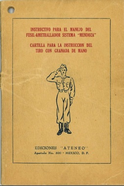 Instructions for Using the Mendoza Machine Gun - printed 1948 (in Spanish)