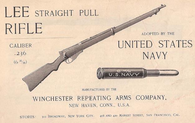 Winchester Lee Navy handbook cover