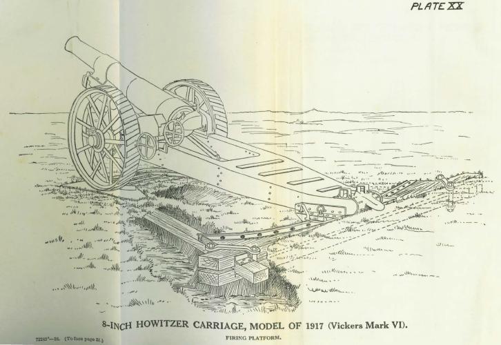 Vickers Mk VI 8" howitzer Vickers Mk VI 8" howitzer
