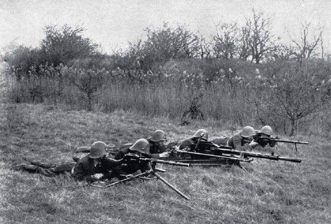 Madsen guns in the field Madsen guns in the field