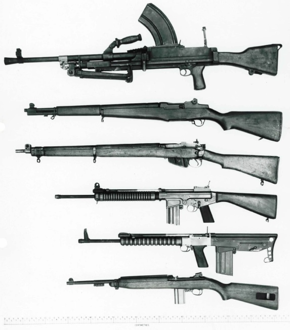 British prototype FAL comparison British prototype FAL comparison