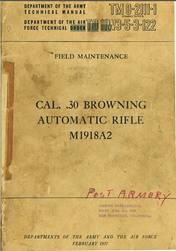 M1918A2 Field Maintenance