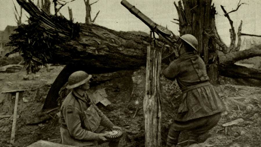 Lewis gun at the front