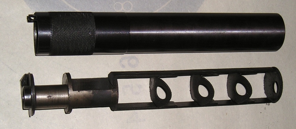 Stechkin suppressor disassembled