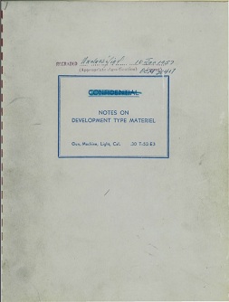 T52E3 Light Machine Gun Manual (1952, English) T52E3 Light Machine Gun Manual (1952, English)