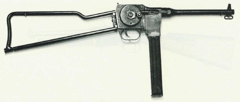 PM9 Submachine Gun, folding stock model