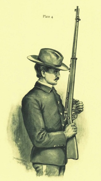 .30-40 Remington-Lee rifle in military configuration .30-40 Remington-Lee rifle in military configuration