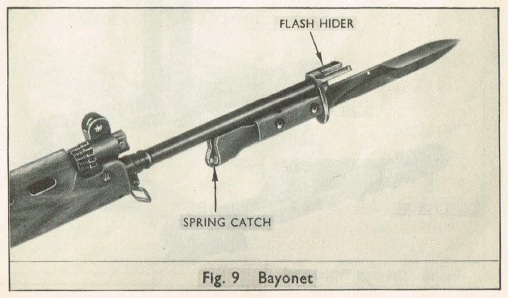 X8E1 / X8E2 flash-suppressing bayonet