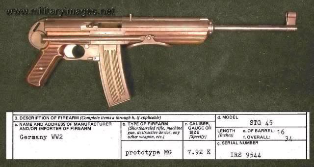 StG-45 prototype - actually Swiss StG-45 prototype - actually Swiss
