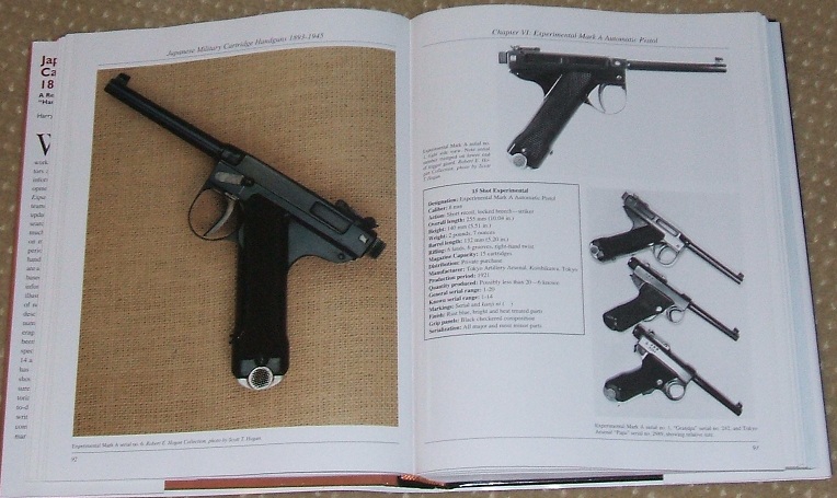 Japanese Military Cartridge Pistols 1893-1945 - Mark A Experimental Nambu