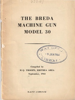 Breda Model 30 manual (English, 1941) Breda Model 30 manual (English, 1941)