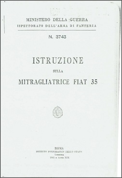 Fiat-Revelli 1935 Manual (Italian, 1941) Fiat-Revelli 1935 Manual (Italian, 1941)