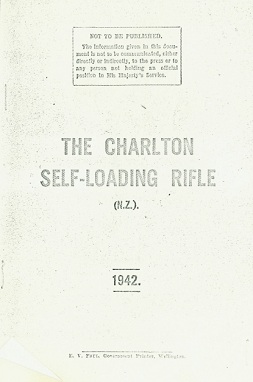 Charlton Self-Loading Rifle manual (English, 1942)